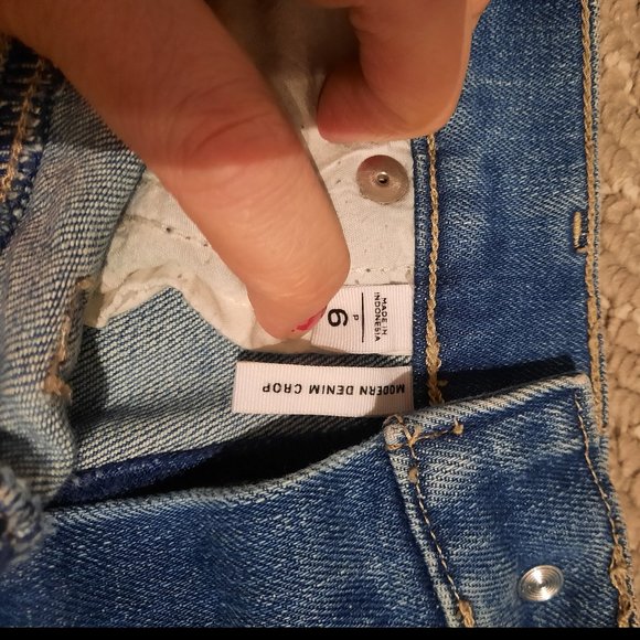 Loft Modern Denim Crop Size 6 Petite - Picture 3 of 5